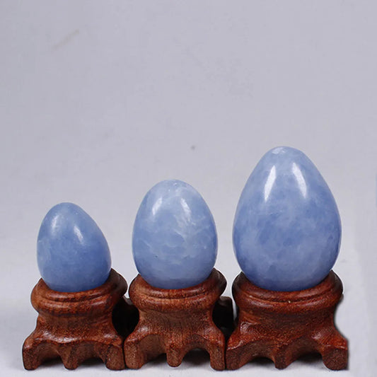 Blue Celestite Crystal Egg